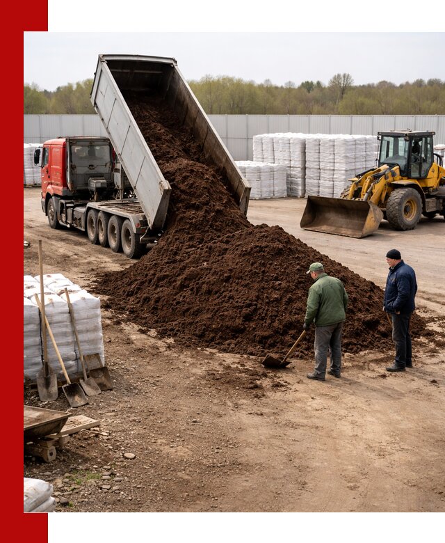 Доставка торфяных смесей оптом и в розницу в Старом Осколе