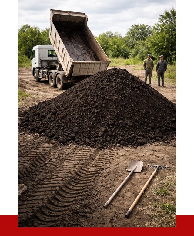 Купить чернозем навалом в Старом Осколе от 1214 р. за куб | ПРОНЕРУДСрк