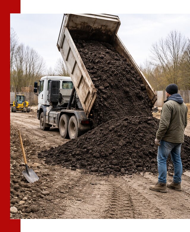 Доставка чернозема навалом в Старом Осколе быстро и выгодно