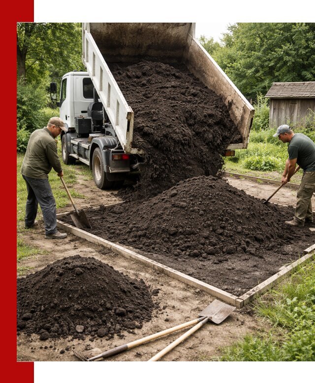 Купить чистый чернозем для огорода с доставкой в Старом Осколе