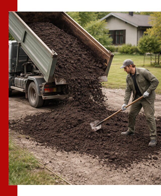 Чернозем для газона с доставкой в Старом Осколе быстро и качественно