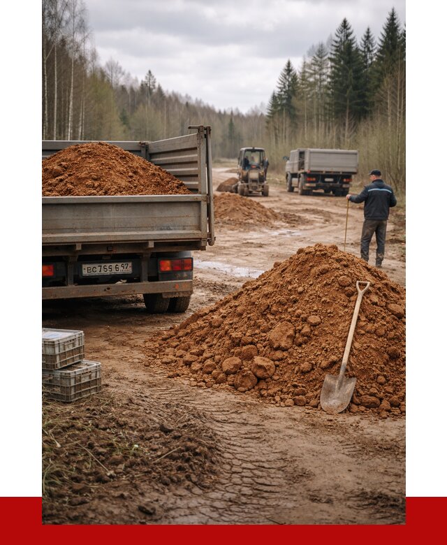 Глина и суглинки в Старом Осколе от 4553 р. за куб | ПРОНЕРУДСрк