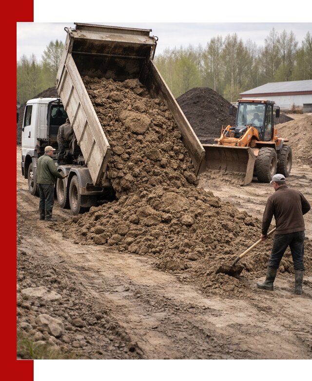 Доставка глин и суглинков в Старом Осколе оптом и вкрай