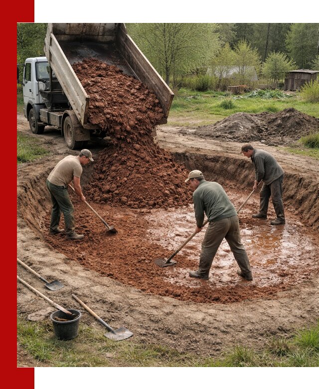 Купить качественную глину для пруда в Старом Осколе