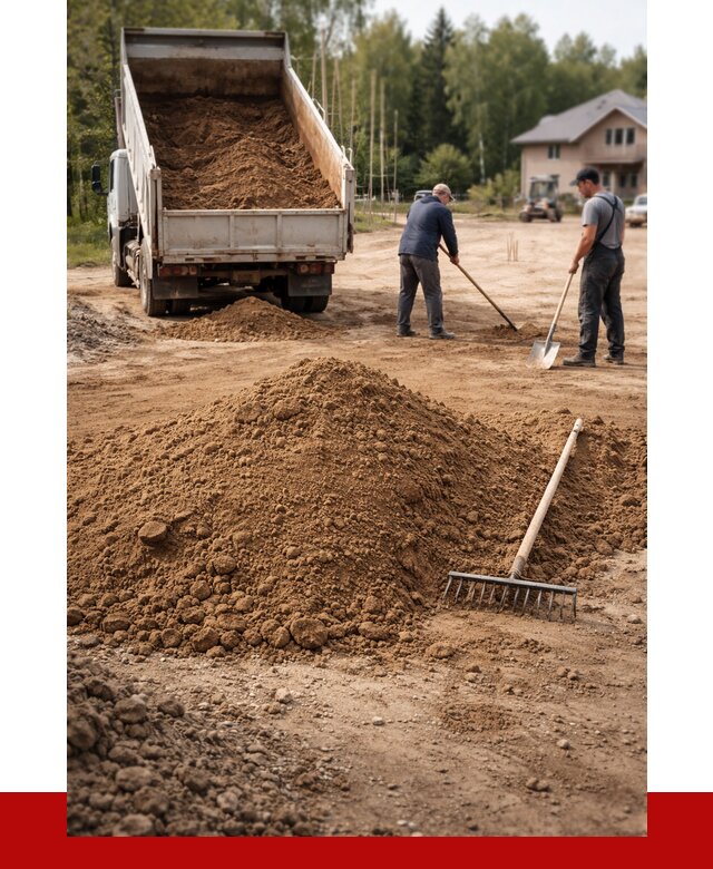 Суглинок для планировки в Старом Осколе с доставкой от 4249 р. | ПРОНЕРУДСрк