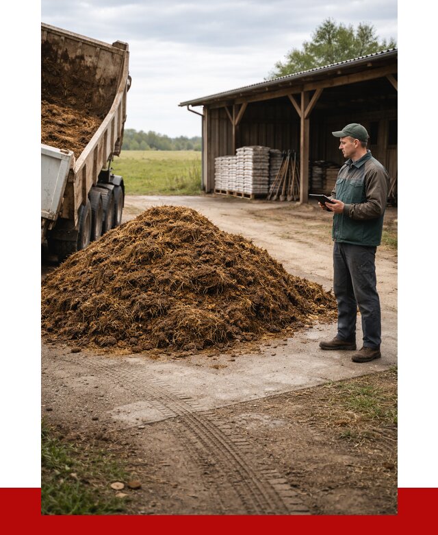 Купить навоз с доставкой в Старом Осколе от 1214 р. за куб | ПРОНЕРУДСрк