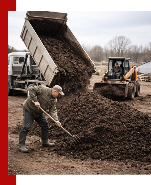 Доставка и продажа перегноя в Старом Осколе быстро и дешево