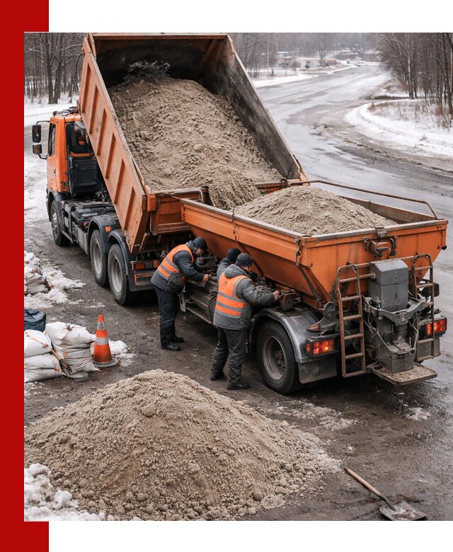 Поставка и вывоз пескосоля в Старом Осколе оптом и в розницу