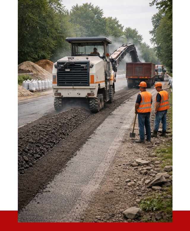 Фрезерованный асфальт в Старом Осколе от 2226 р./куб. | ПРОНЕРУДСрк