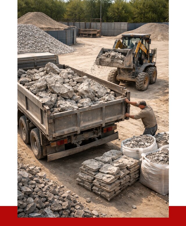 Купить бой бетона с доставкой в Старом Осколе от 4856 р. | ПРОНЕРУДСрк