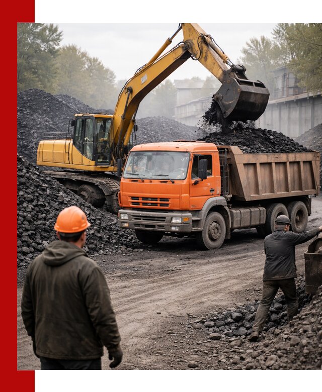 Доставка угля автотранспортом в Старом Осколе быстро и выгодно