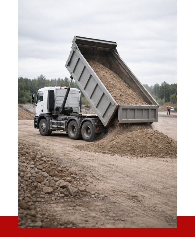 Доставка самосвалом 15 кубов в Старом Осколе от 6576 руб. | ПРОНЕРУДСрк