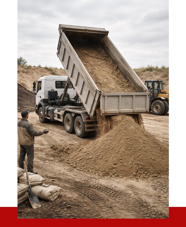 Доставка самосвалом 20 кубов в Старом Осколе от 7588 р. | ПРОНЕРУДСрк