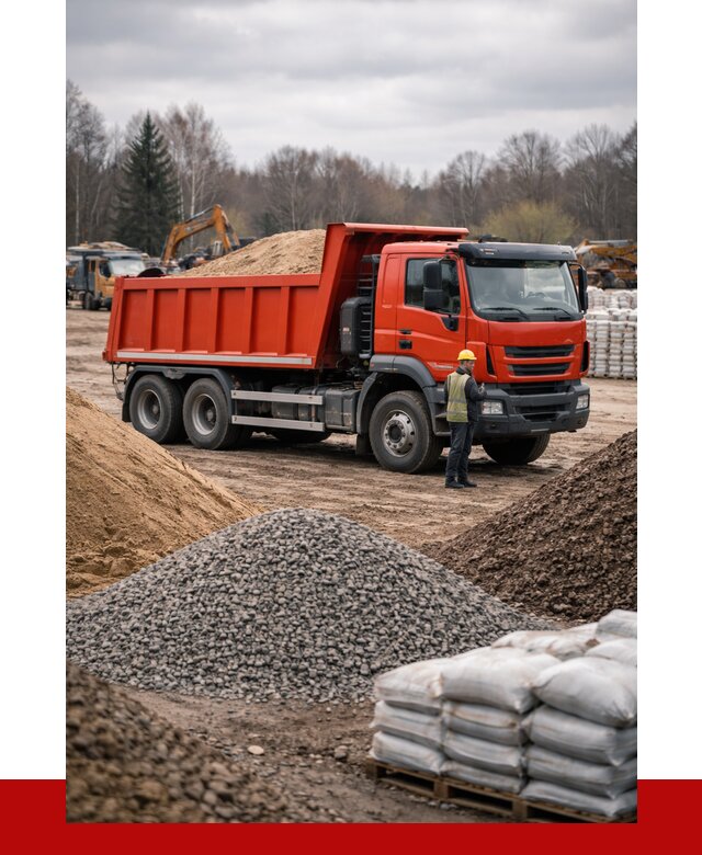 Доставка самосвалом 25 кубов в Старом Осколе от 7588 р. | ПРОНЕРУДСрк