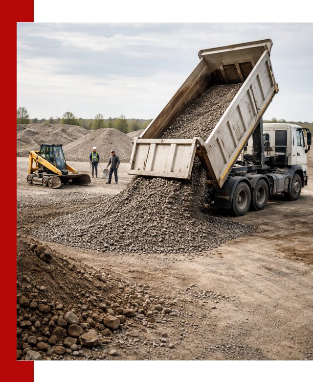 Доставка самосвалом 25 м³ в Старом Осколе быстро и надежно