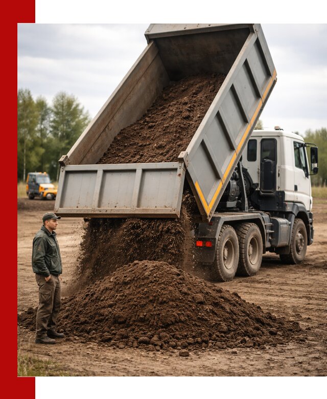 Аренда самосвала с водителем в Старом Осколе для сыпучих грузов и навоза