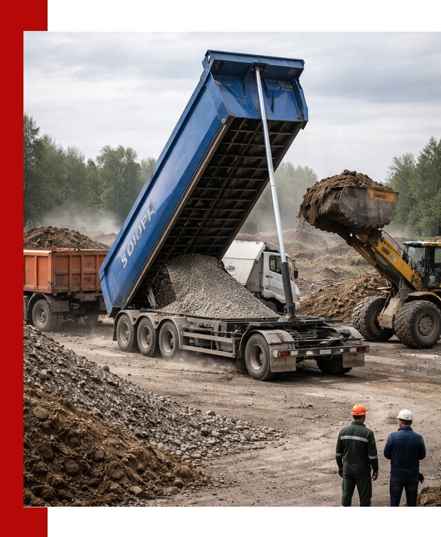 Аренда тонар 40 тонн в Старом Осколе с доставкой материалов
