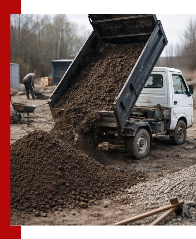 Аренда минисамосвала в Старом Осколе для доставки сыпучих материалов