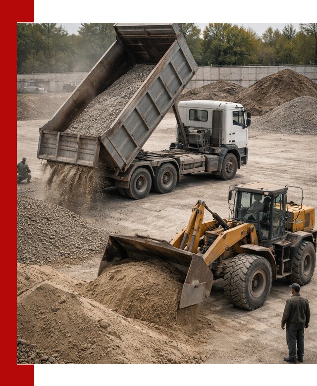 Перевозка сыпучих грузов самосвалами и бортовыми в Старом Осколе