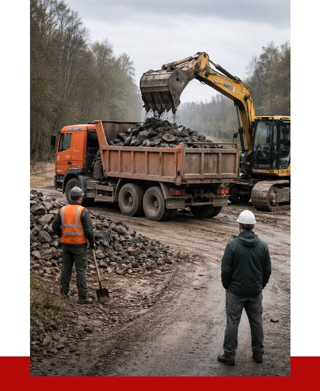 Вывоз асфальта в Старом Осколе от 4553 р. самосвалом ПРОНЕРУДСрк