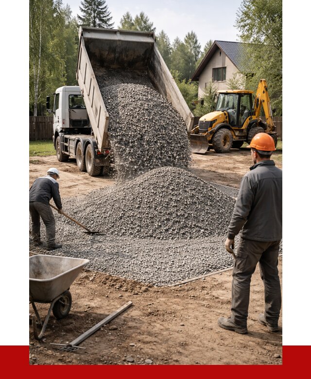 Отсыпка участка щебнем в Старом Осколе от 6576 р. ПРОНЕРУДСрк