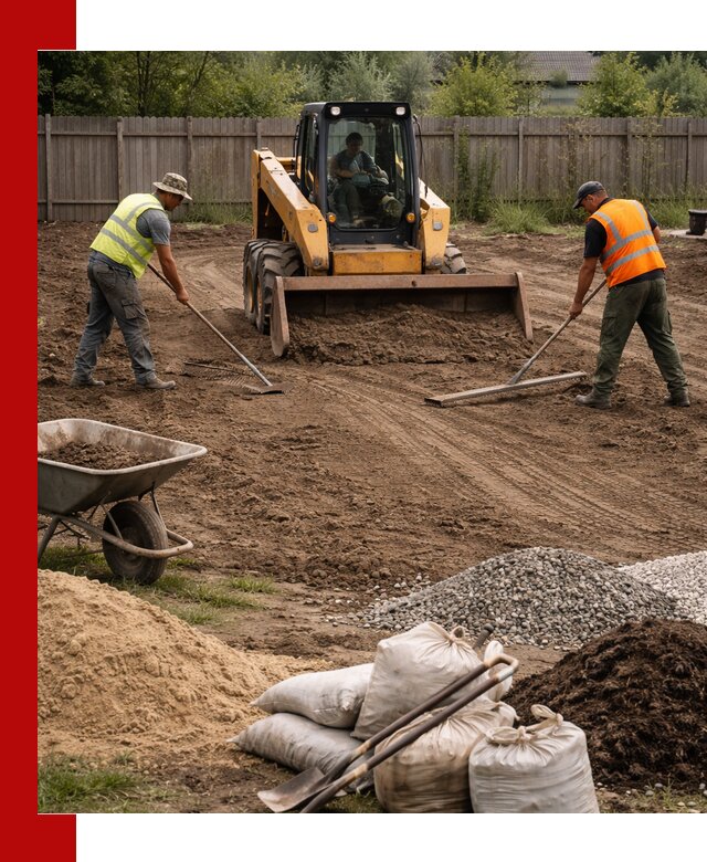 Выравнивание участка под строительство и благоустройство в Старом Осколе